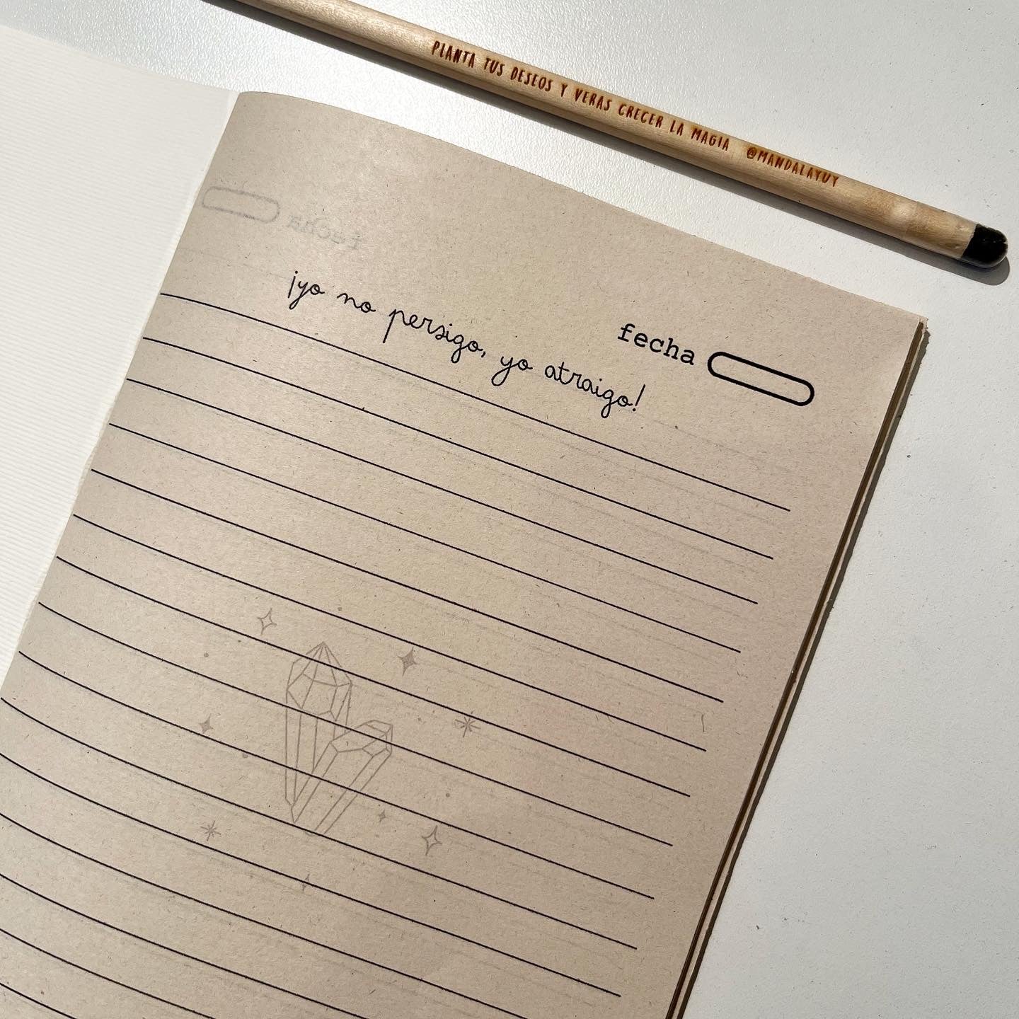 Libreta cosida