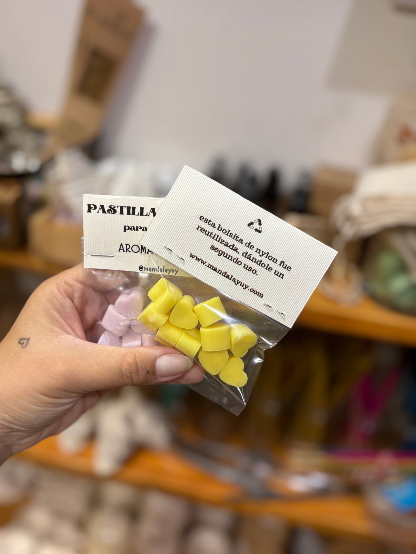 Pastillas de soja para hornito