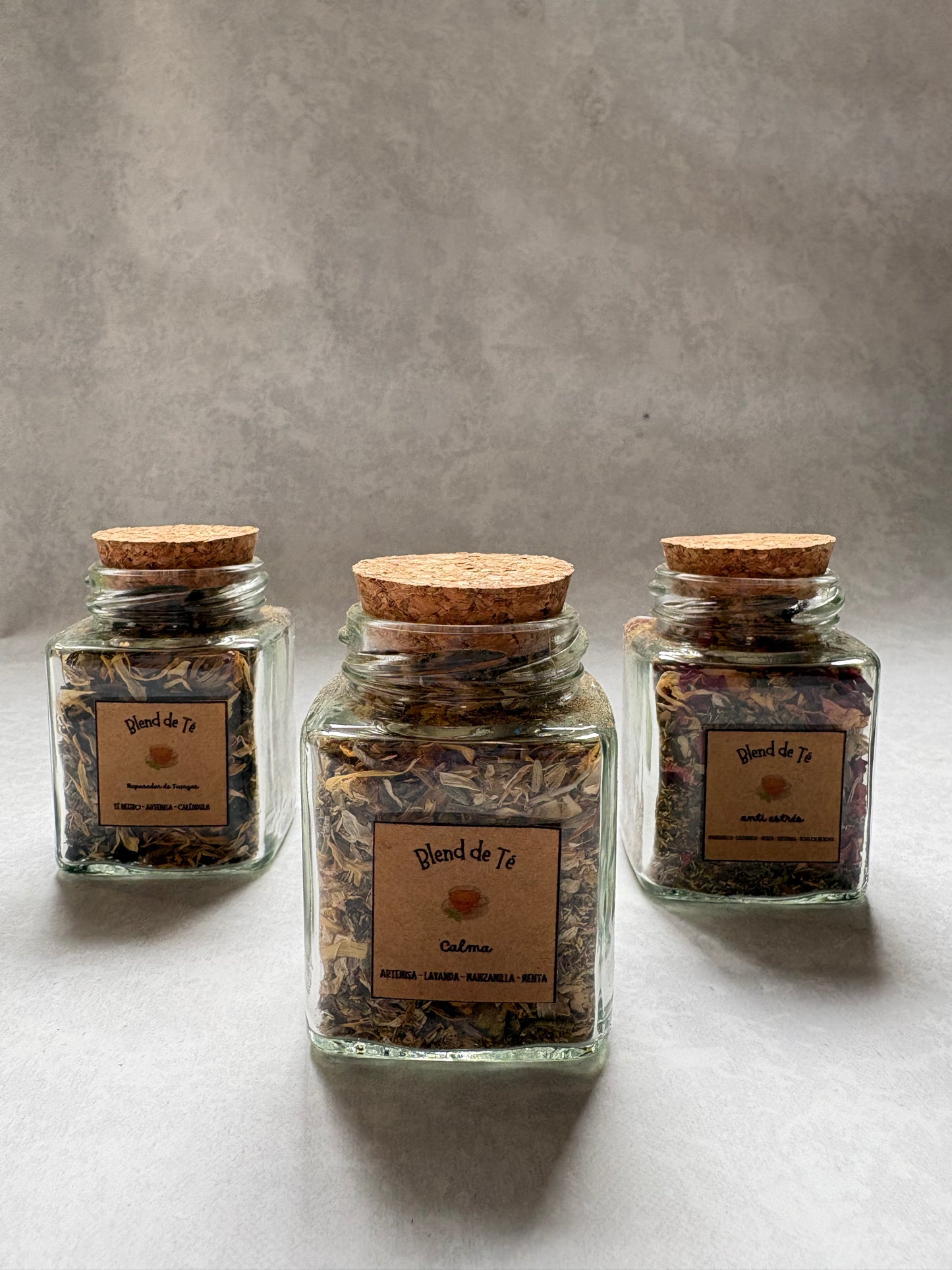 Blend de té en frasco de vidrio x3