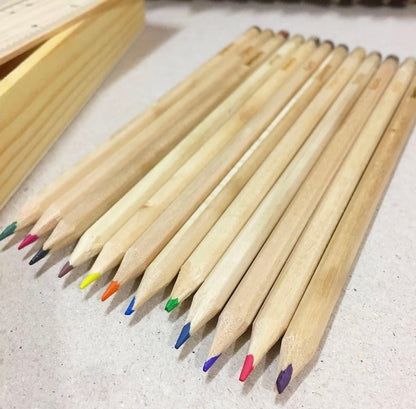 Colores plantables x12 en cajita de madera