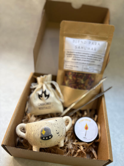 Kit para sahumar con cuenco