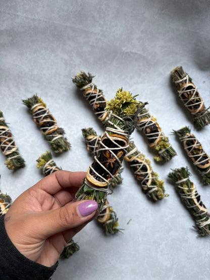 Mini ramillete para sahumo