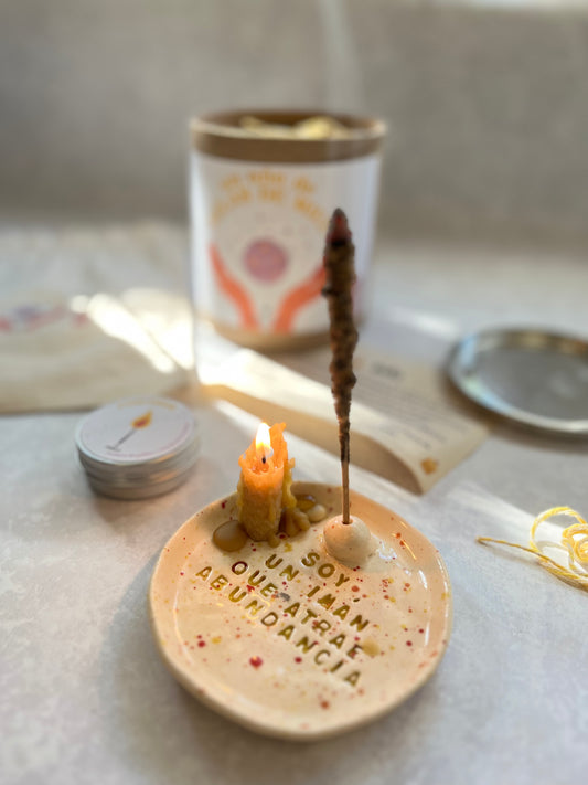 Porta incienso - soy un imán que atrae abundancia 🪄✨