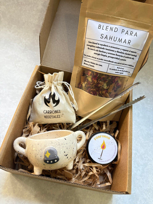 Kit para sahumar con cuenco