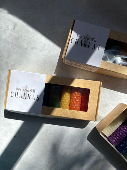 Velas de miel 7 chakras